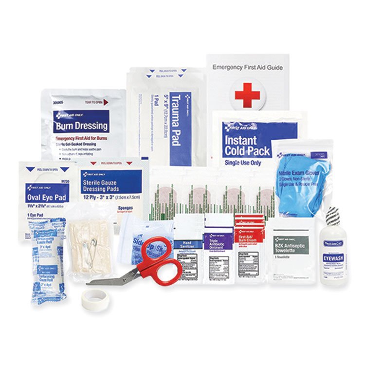 First Aid Only 25 Person ANSI A Refill Kit, ANSI 2021 Compliant, 94 Pieces (FAO91359)