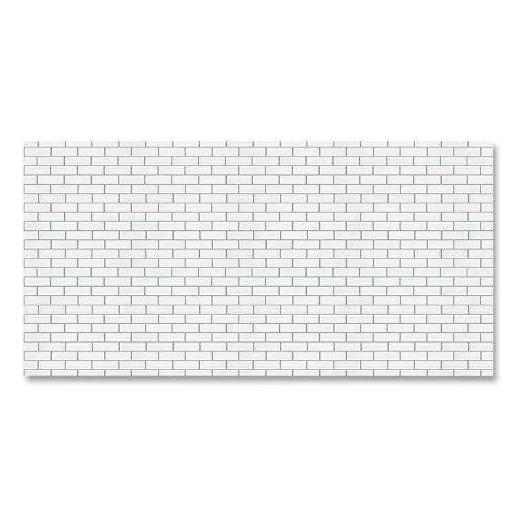 Pacon Fadeless Paper Roll, 50 lb Bond Weight, 48 x 50 ft, White Subway Tile (PAC57505)