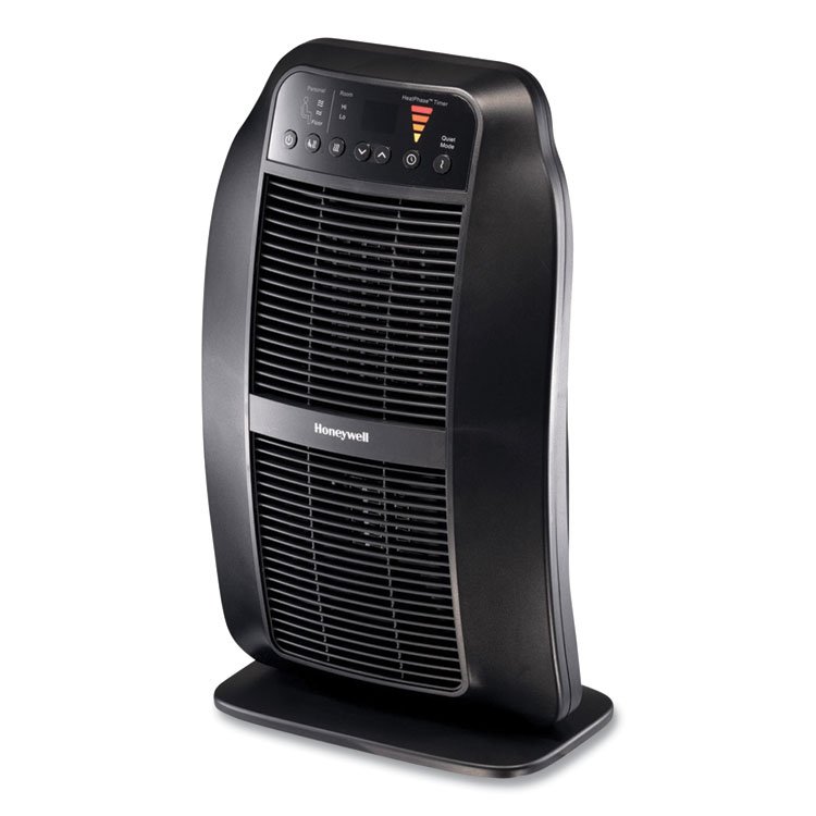 Honeywell Heat Genius Ceramic Portable Heater, 1,575 W, 5.6 x 10.2 x 17.3, Black (HWLHCE840B)