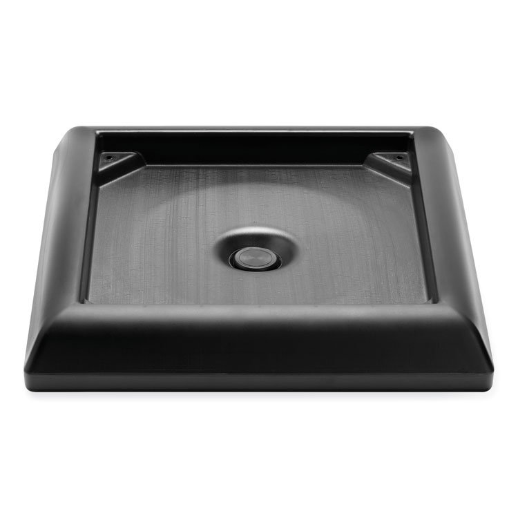 Rubbermaid Commercial Ranger Weight Base, 24.5" x 24.5", Black (RCP9177BLA)
