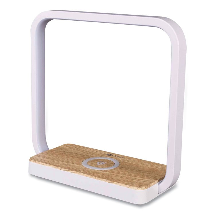 OttLite Wireless Charging Station with Night Light, USB, White (OTTI0342QSHPR)
