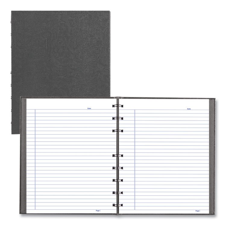 Blueline NotePro Notebook, 1-Subject, Medium/College Rule, Cool Gray Cover, (75) 9.25 x 7.25 Sheets (REDA7150GRY)