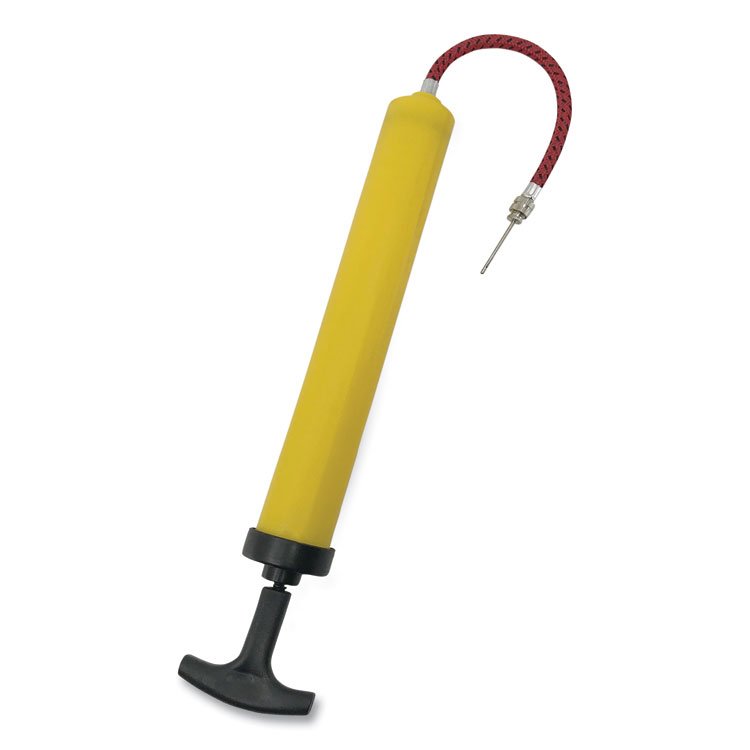 Champion Sports Standard Hand Pump, 12" Long, Yellow/Black (CSIIP12)