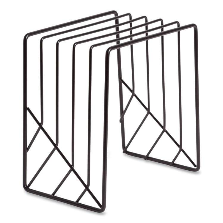 U Brands Vena Wire Letter Sorter, 5 Sections, Assorted Sizes, 3.94 x 5.24 x 6.1, Black (UBR3841U0312)