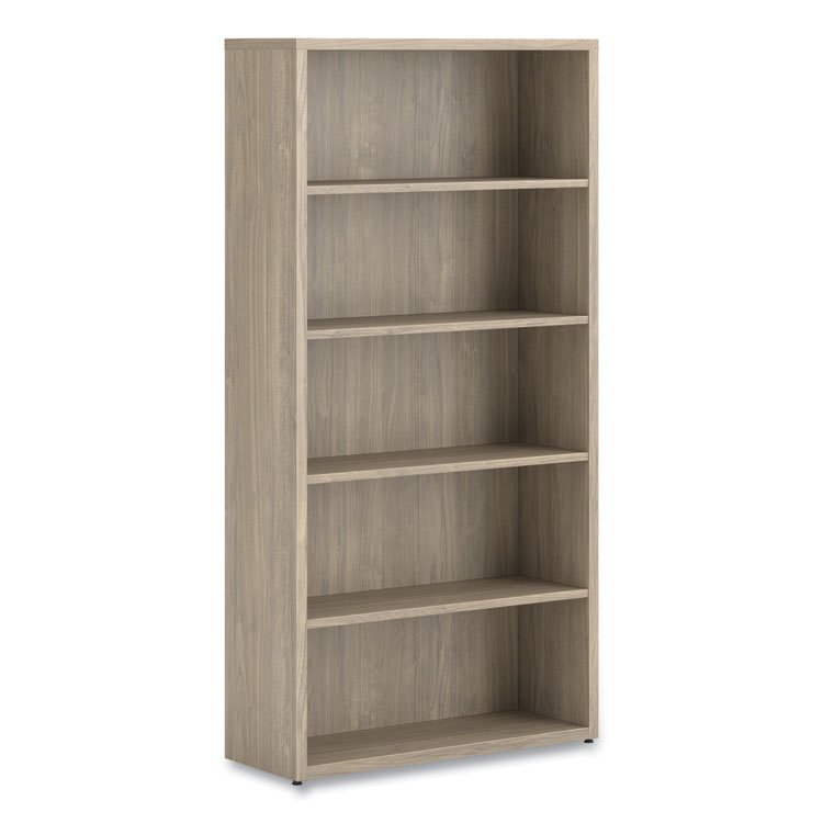 HON 10500 Series Laminate Bookcase, Five Shelves, 36" x 13" x 71", Kingswood Walnut (HON105535LKI1)