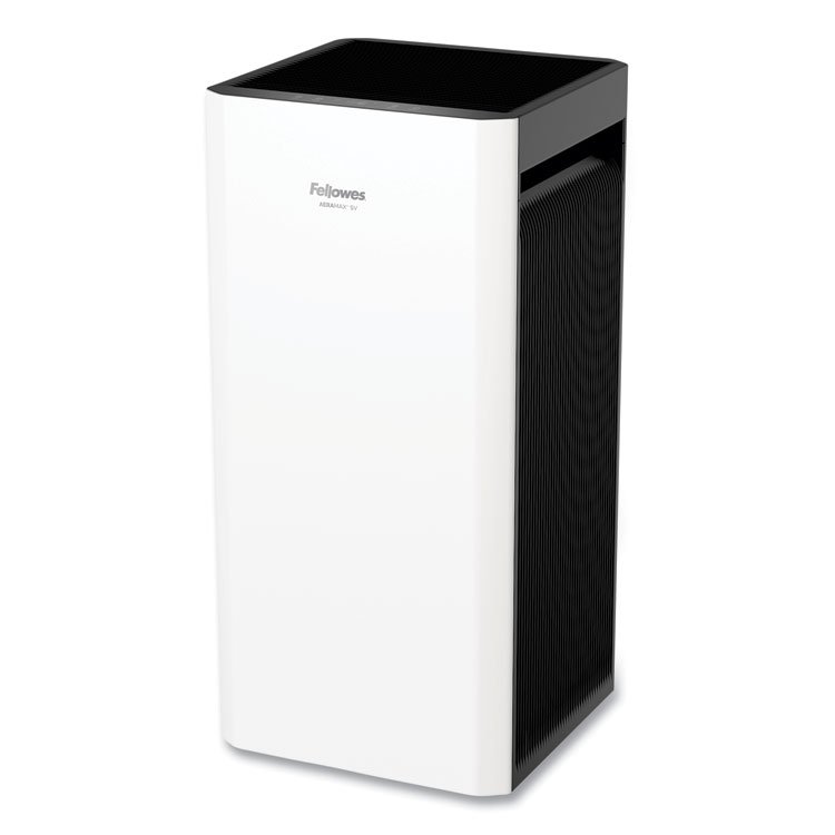 Fellowes AeraMax SV Air Purifier, 1,500 sq ft Room Capacity, White/Black (FEL9794501)