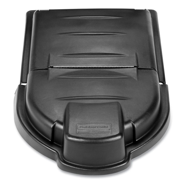 Rubbermaid Commercial Mega BRUTE Mobile Container Lid, 30 x 49.5, Black (RCPFG9W7200BLA)