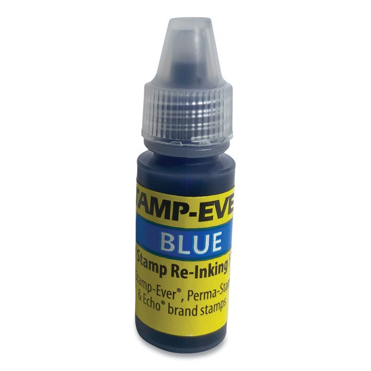 Trodat Refill Ink for Clik! and Universal Stamps, 7 mL Bottle, Blue (USSIB61)
