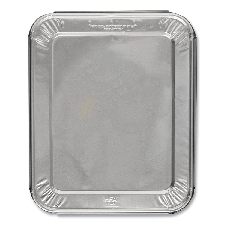 HFA Steam Table Pan Lids, Full Curl Edge, Fits Half-Size Pan, 0.62" Deep, 11.16 x 12.75, 100/Carton (HFA204930100FC)