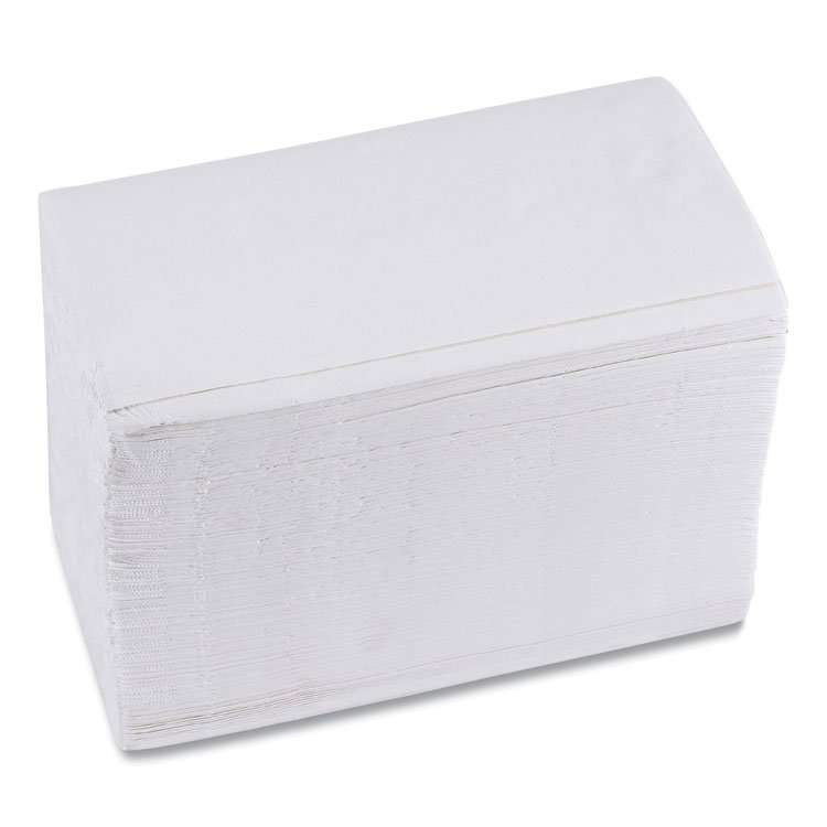 Boardwalk 1/8-Fold Dinner Napkins, 2-Ply, 15 x 17, White, 300/Pack, 10 Packs/Carton (BWK8321W)