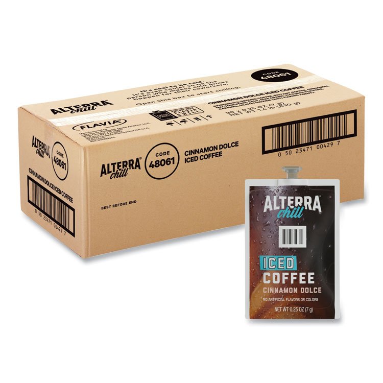 FLAVIA Alterra Cinnamon Dolce Iced Coffee Freshpack, 90/Carton (LAV48061)