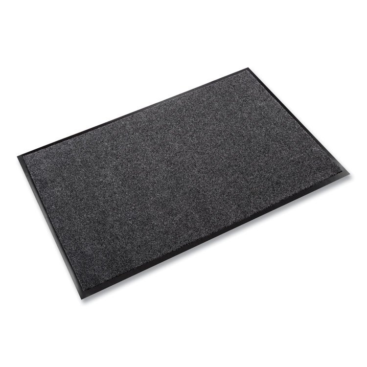 Crown EcoStep Wiper Mat, Rectangular, 48 x 96, Charcoal (CWNET0048CH)