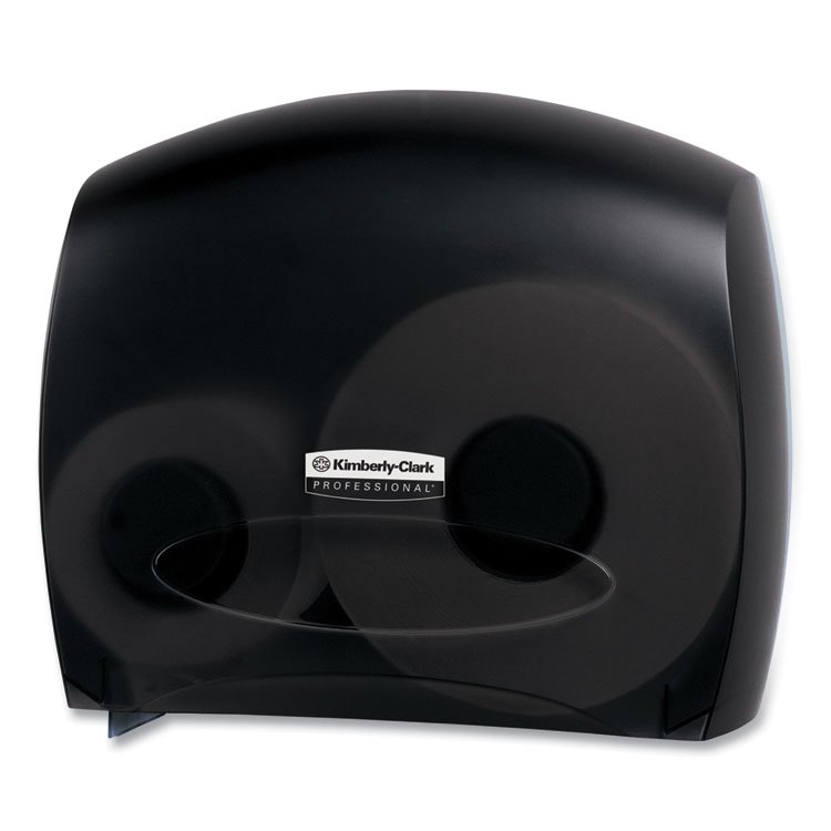 Kimberly-Clark Professional* JRT Jr. Escort Jumbo Bathroom Tissue Dispenser, 13.33 x 5.75 x 16, Smoke (KCC09507)