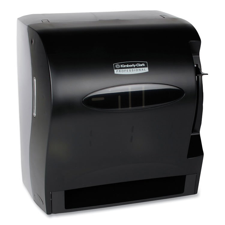 Kimberly-Clark Professional* Lev-R-Matic Roll Towel Dispenser, 13.3 x 9.8 x 13.5, Smoke (KCC09765)