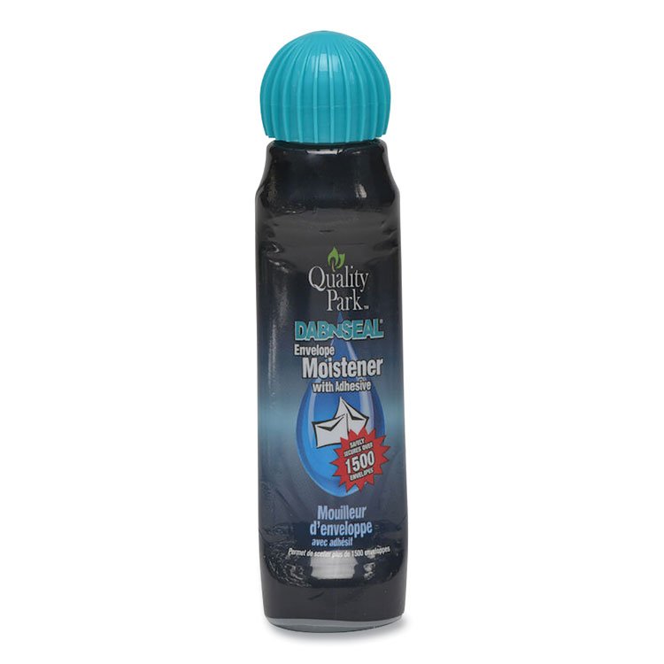 Quality Park Envelope Moistener with Adhesive, 50 mL, Green (QUA46065)