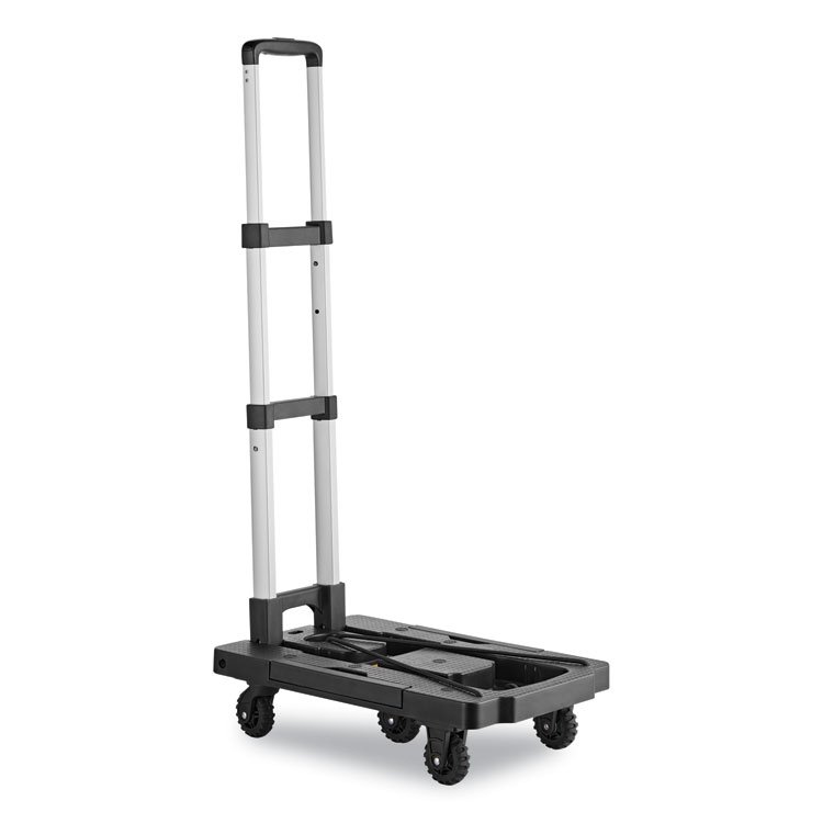 Kantek Handcart, 250 lb Capacity, 19.3 x 14.6 x 38, Black (KTKLGLC250)
