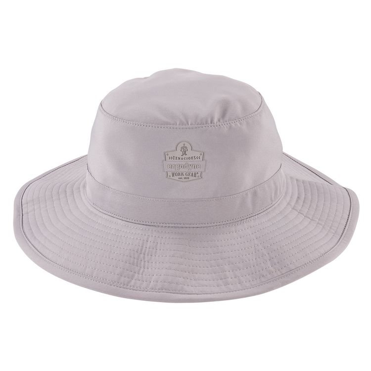 ergodyne Chill-Its 8939 Cooling Bucket Hat, Polyester/Spandex, One Size Fits Most, Gray (EGO12666)