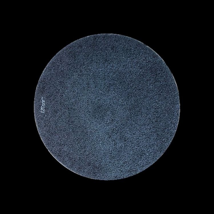 SC Johnson Professional EZ Care Polishing Pad, 27" Diameter, Black/Gray, 2/Carton (SJN311184)