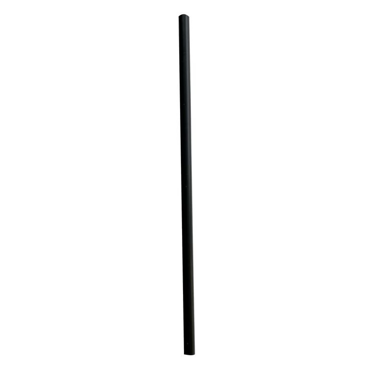 Boardwalk Wrapped Giant Straws, 7.75", Polypropylene, Black, 300/Pack, 24 Packs/Carton (BWKGSTW775BK)