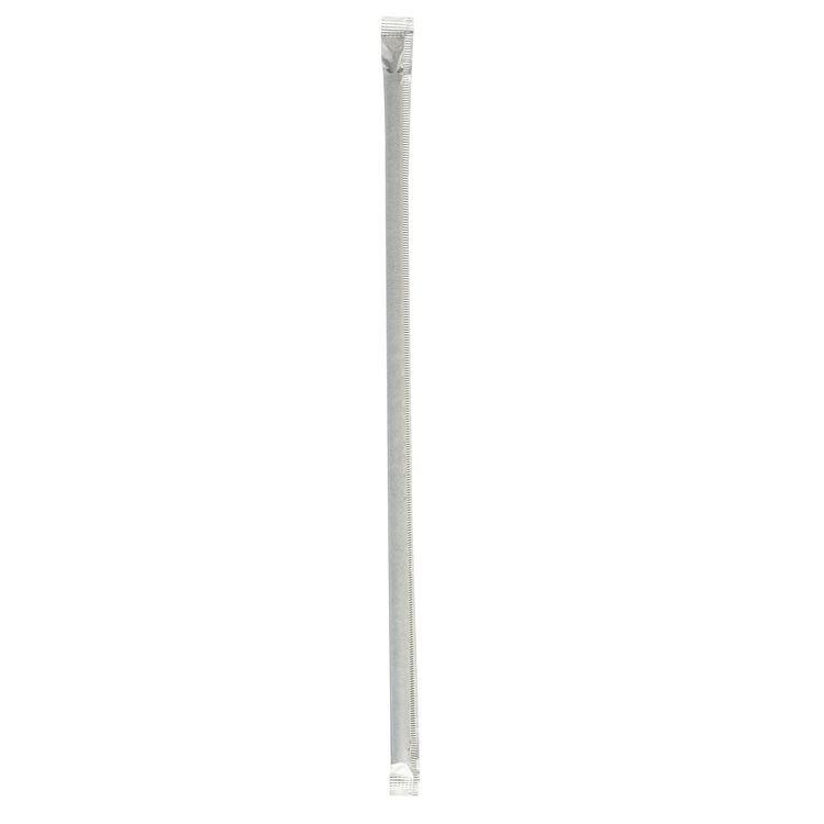 Boardwalk Wrapped Jumbo Straws, 10.25", Polypropylene, Black, 500/Pack, 4 Packs/Carton (BWKJSTW1025BK)