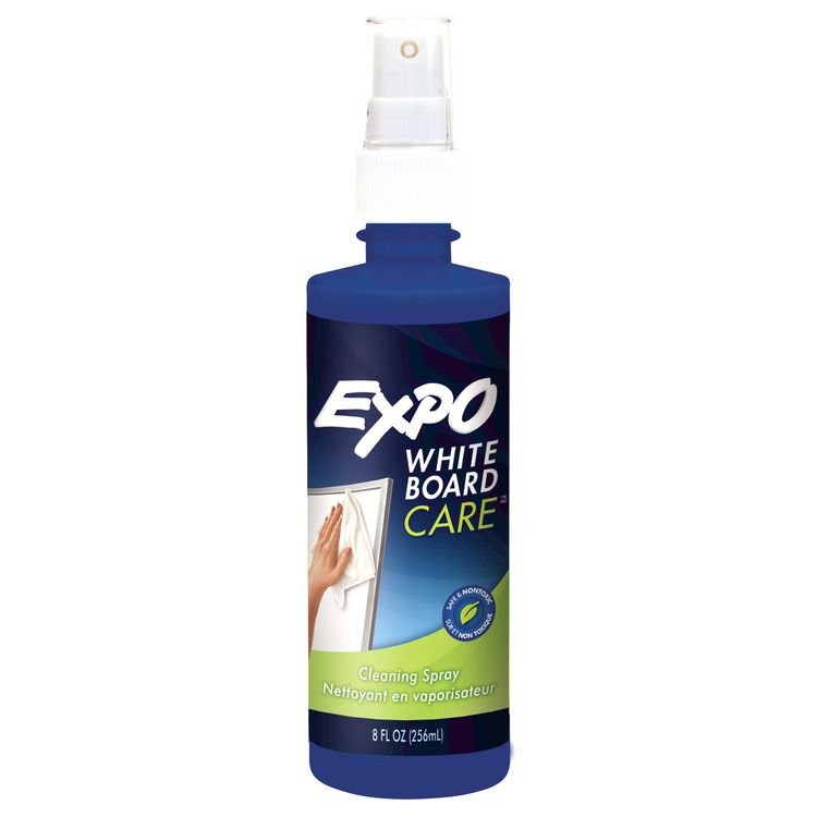 EXPO White Board CARE Dry Erase Surface Cleaner, 8 oz Spray Bottle, 12/Carton (SAN81803ACT)