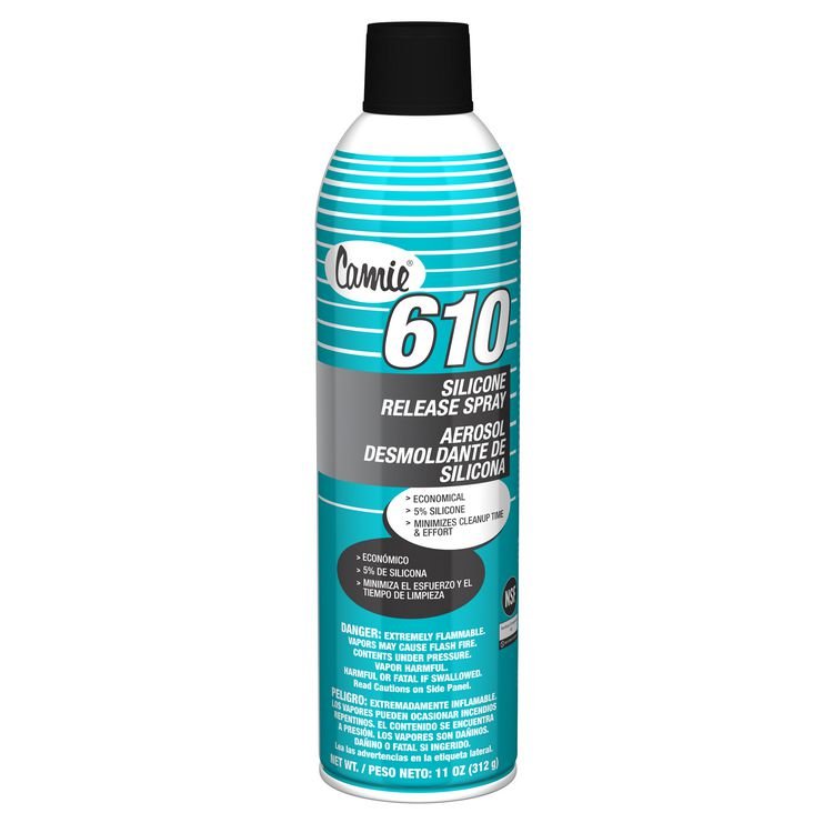 Camie 610 Silicone Release Agent, 11 oz Aerosol Can, 12/Carton (CGC610)