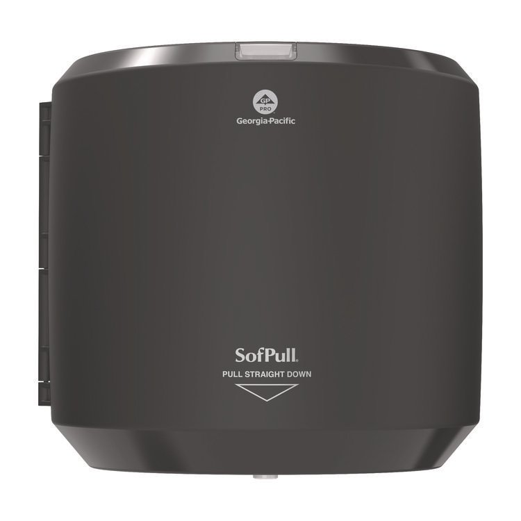 Georgia Pacific Professional SofPull CenterPull Hand Towel Dispenser, 10.13 x 10.58 x 11.33, Black (GPC58201B)