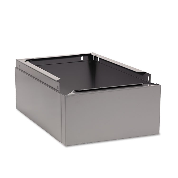 Tennsco Optional Locker Base, 12w x 18d x 6h, Medium Gray (TNNCLB1218MG)