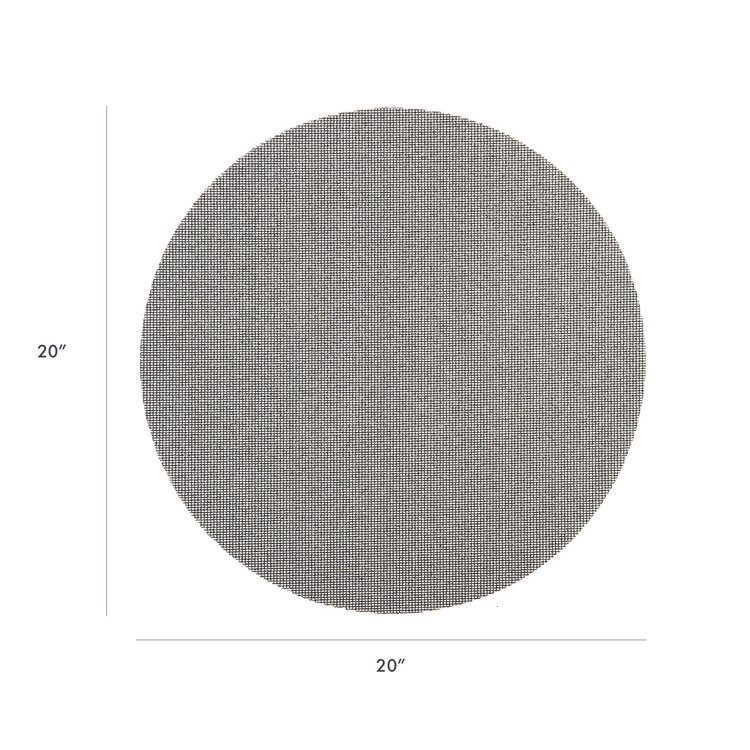 AMERICO MANUFACTURING CO Sand Screen Discs, 20" Diameter, 60 Grit, Gray, 10/Carton (AM7506020)