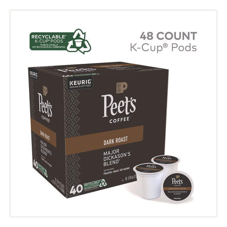 KEURIG DR PEPPER Major Dickason's Blend K-Cups, 0.44 oz, 40/Box (KEU24306979)