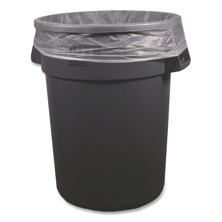 BOARDWALK High-Density Can Liners, 56 gal, 16 mic, 43 x 48, Natural, Perforated Roll, 200/Carton (BWK434816R)
