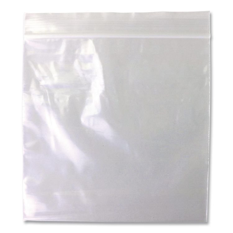 FANTAPAK Reloc Zippit Plastic Zipper Bags, 6" x 6", Clear, 1,000/Box (MGPMGZ2P0606)