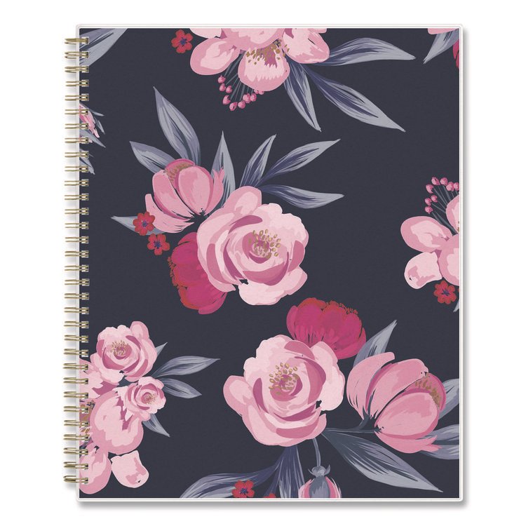 BLUE SKY Mimi Pink Weekly/Monthly Planner, Floral Artwork, 11 x 8.5, Pink/Blue/Rose Cover, 12-Month (Jan to Dec): 2026 (BLS137264)