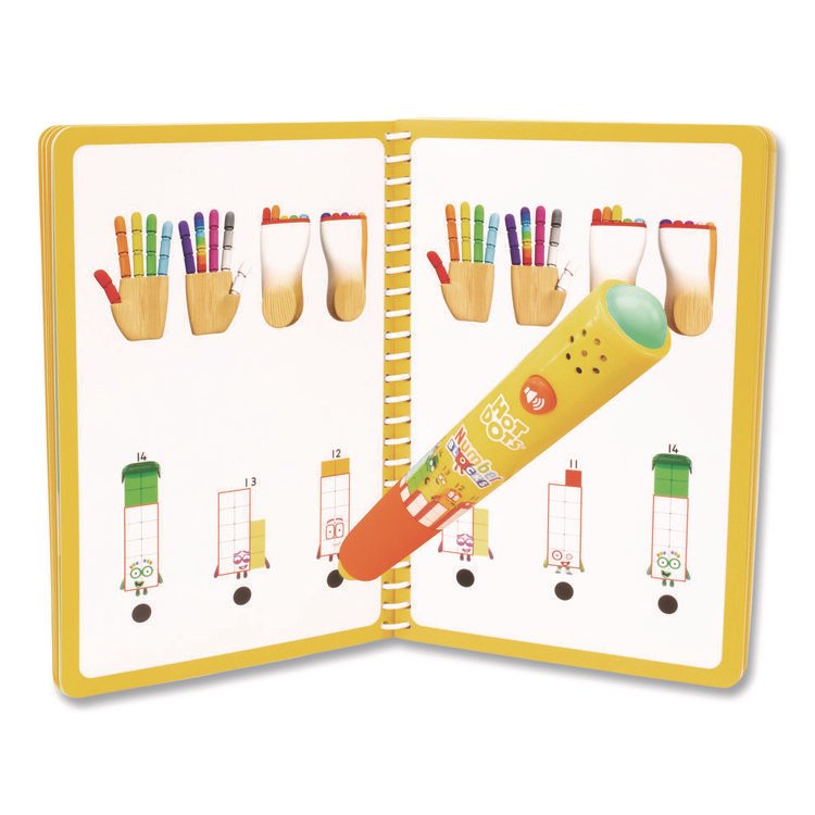 EDUCATIONAL INSIGHTS, Hot Dots Numberblocks Activity Book with Interactive Pen, Number Recognition 11 to 20, 60 Activities, Grades K to 1, 60 Pages (EII2551)