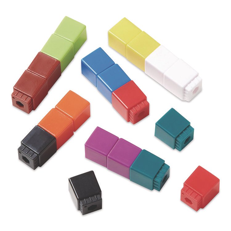 LEARNING RESOURCES UniLink Linking Cubes, Pre-K to K, 1,000 Pieces (HDM46485)