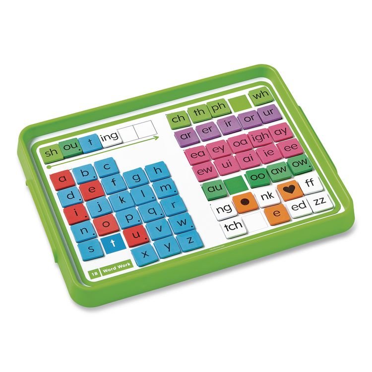 LEARNING RESOURCES Advancing Phonics Word Work Small Group Set, 2 to 6 Players, Grades Pre-K to 2 (HDM96156)