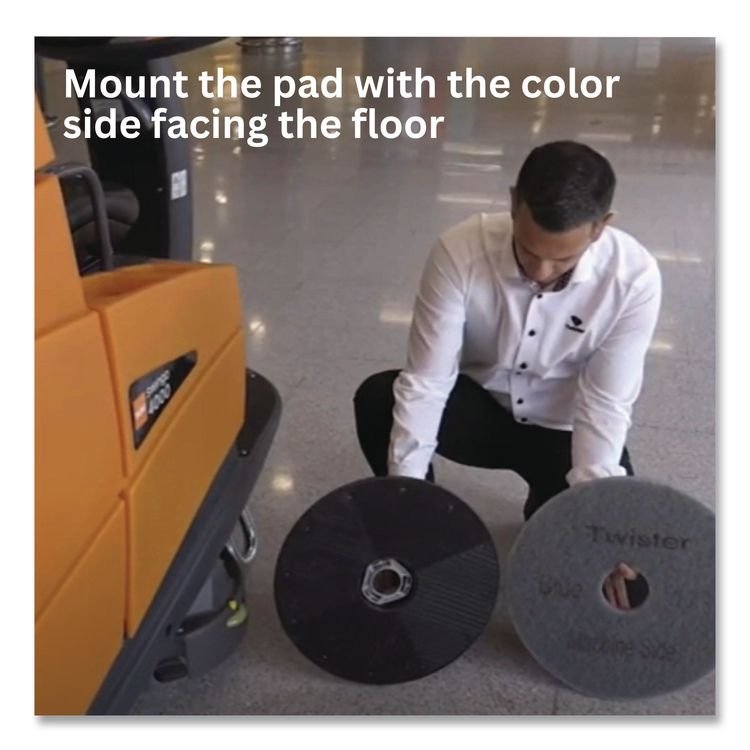 DIVERSEY Twister Intellipad, 20", 2/Carton (DVODDT800353)