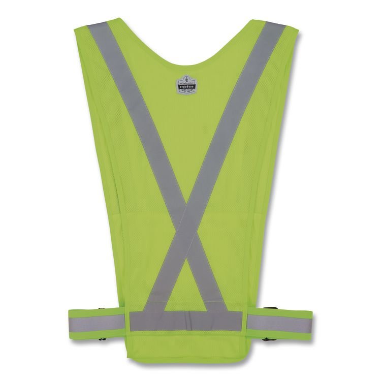 TENACIOUS HOLDINGS, . GloWear 8045X Hi-Vis Safety Vest, Polyester, One Size, Lime (EGO20090)