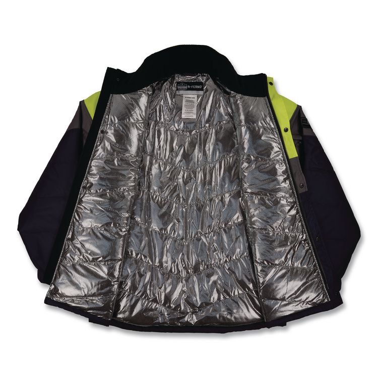 TENACIOUS HOLDINGS, . N-Ferno 6464 Insulated Freezer Jacket with AmpliFIRE Heat Reflective Lining, X-Small, Navy (EGO41131)