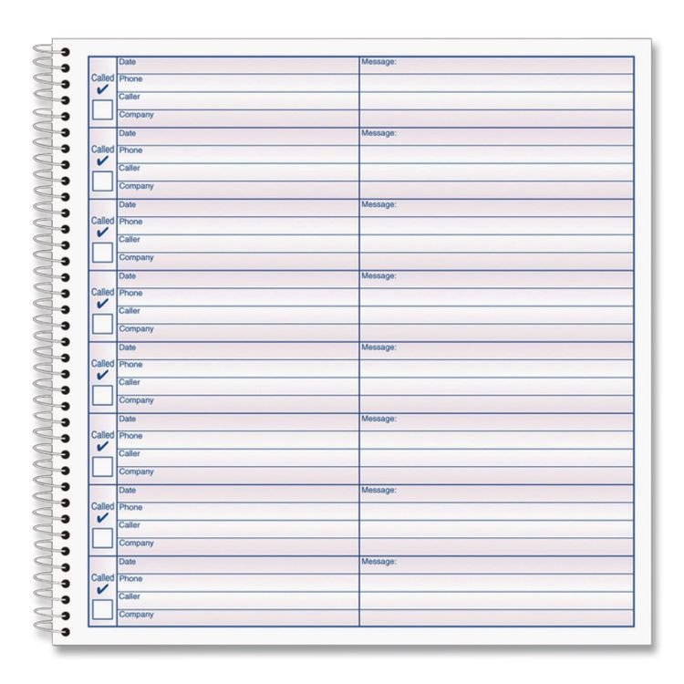 CARDINAL BRANDS . Voice Mail Log Books, One-Part (No Copies), 8.25 x 8.5, 8 Forms/Sheet, 480 Forms Total, 2/Pack (ABFS8714)