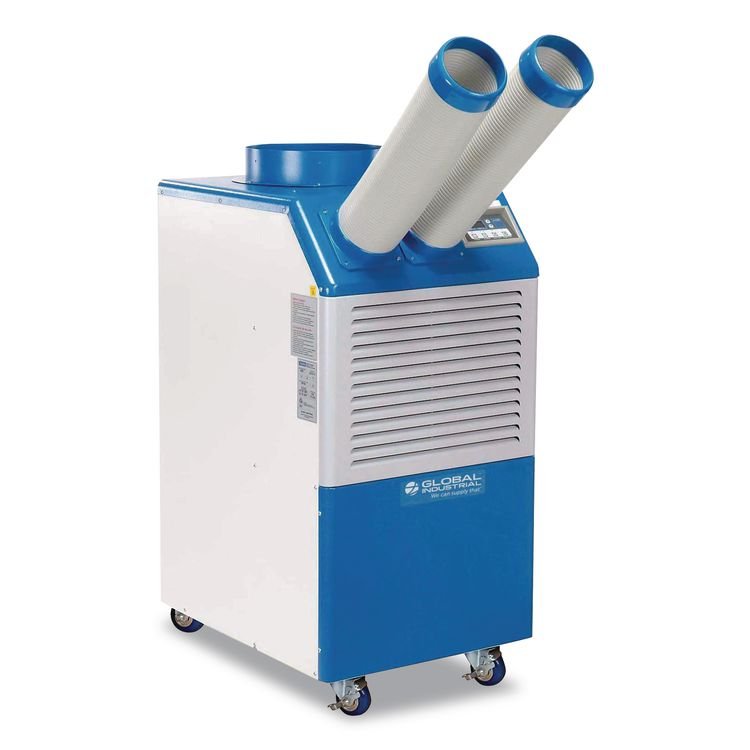 GLOBAL INDUSTRIAL Portable Air Conditioner with Cold Air Nozzles, 1.1 Ton, 13,200 BTU, 115 V (GBE292660)