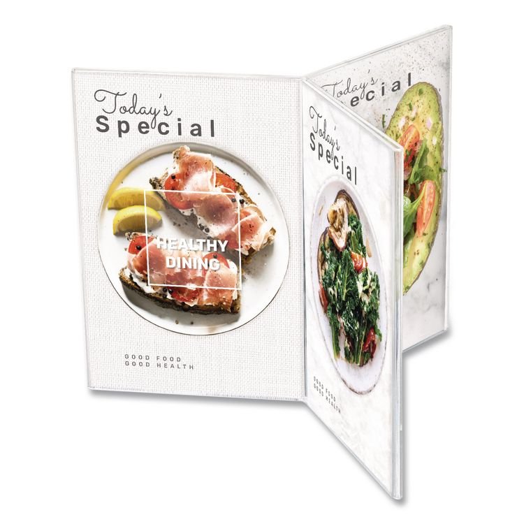 DEFLECTO CORPORATION Tabletop Brochure Holder, 4 x 6 Insert, Clear (DEFPX04746)