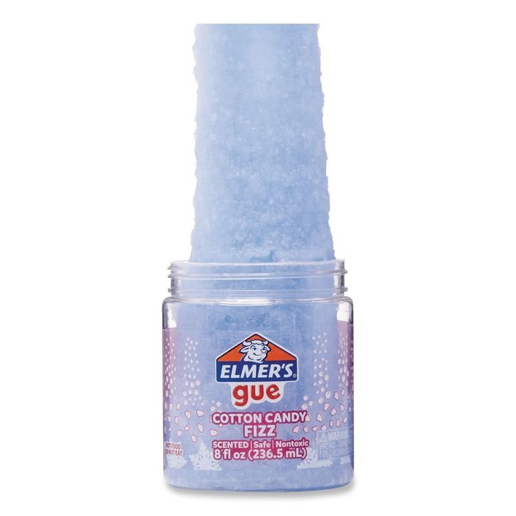 ELMER'S PRODUCTS, . Gue Premade Slime Variety Pack, 8 oz, Cherry Slushie/Cotton Candy Fizz/Glassy Clear/Night Owl, 4/Pack (EPI2152005)