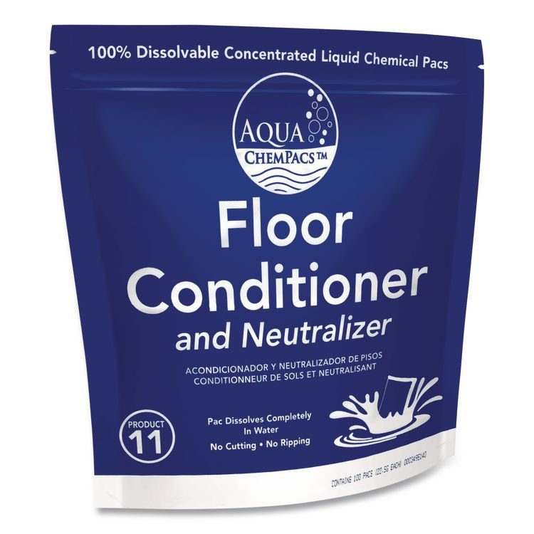 DIVERSEY Aqua ChemPacs Floor Conditioner and Neutralizer, 100 ChemPacs/Carton (DVO9320929)