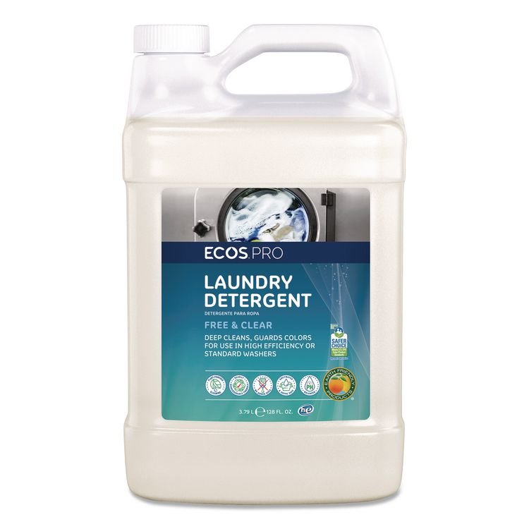 EARTH FRIENDLY PRODUCTS Free and Clear Laundry Detergent, HE Compatible,128 oz Bottle, 4/Carton (EOPPL976404)