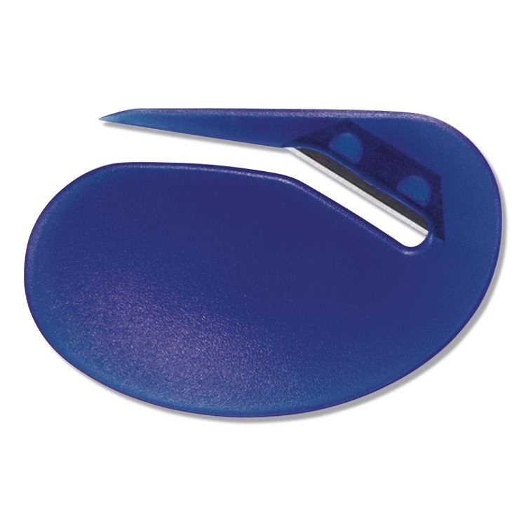 OFFICEMATE INTERNATIONAL CORP. Letter Opener, 2.75", Blue (OIC587390)