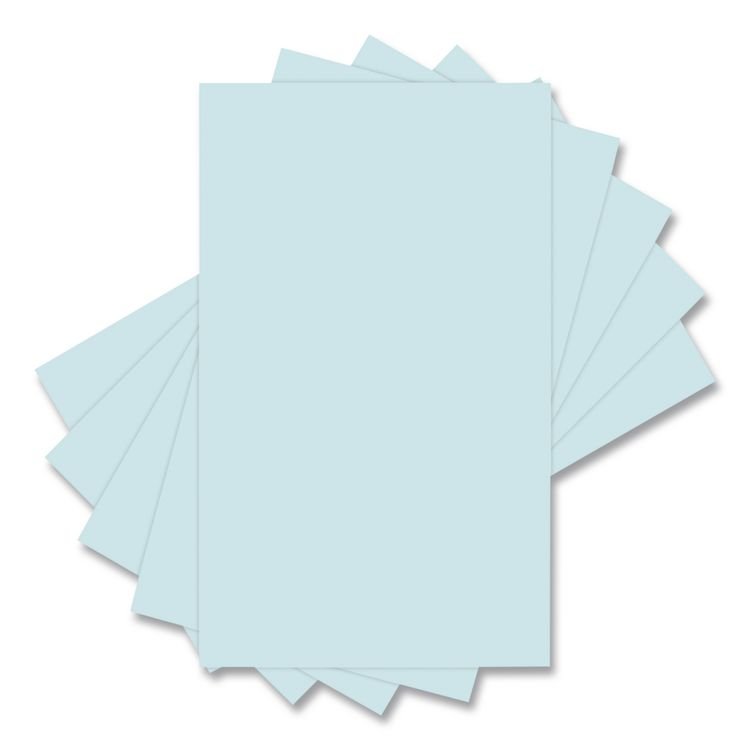 DOMTAR PAPER Colors 30% Recycled Multipurpose Color Paper, 20 lb Bond Weight, 8.5 x 14, Blue, 500 Sheets/Ream, 10 Reams/Carton (DMR94286RMCT)