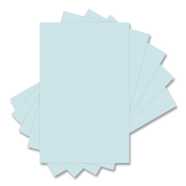 DOMTAR PAPER Colors 30% Recycled Multipurpose Color Paper, 20 lb Bond Weight, 11 x 17, Blue, 500 Sheets/Ream, 5 Reams/Carton (DMR94287RMCT)