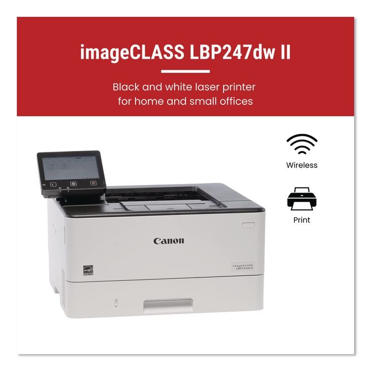 CANON COMPUTER SYSTEMS CCSI imageCLASS LBP247dw II Wireless Laser Printer (CNM7187C004)