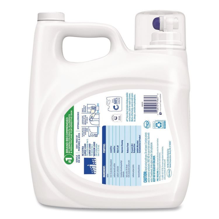 DIAL PROFESSIONAL Free Clear HE Laundry Detergent, 154 oz Bottle, 2/Carton (DIA47465)